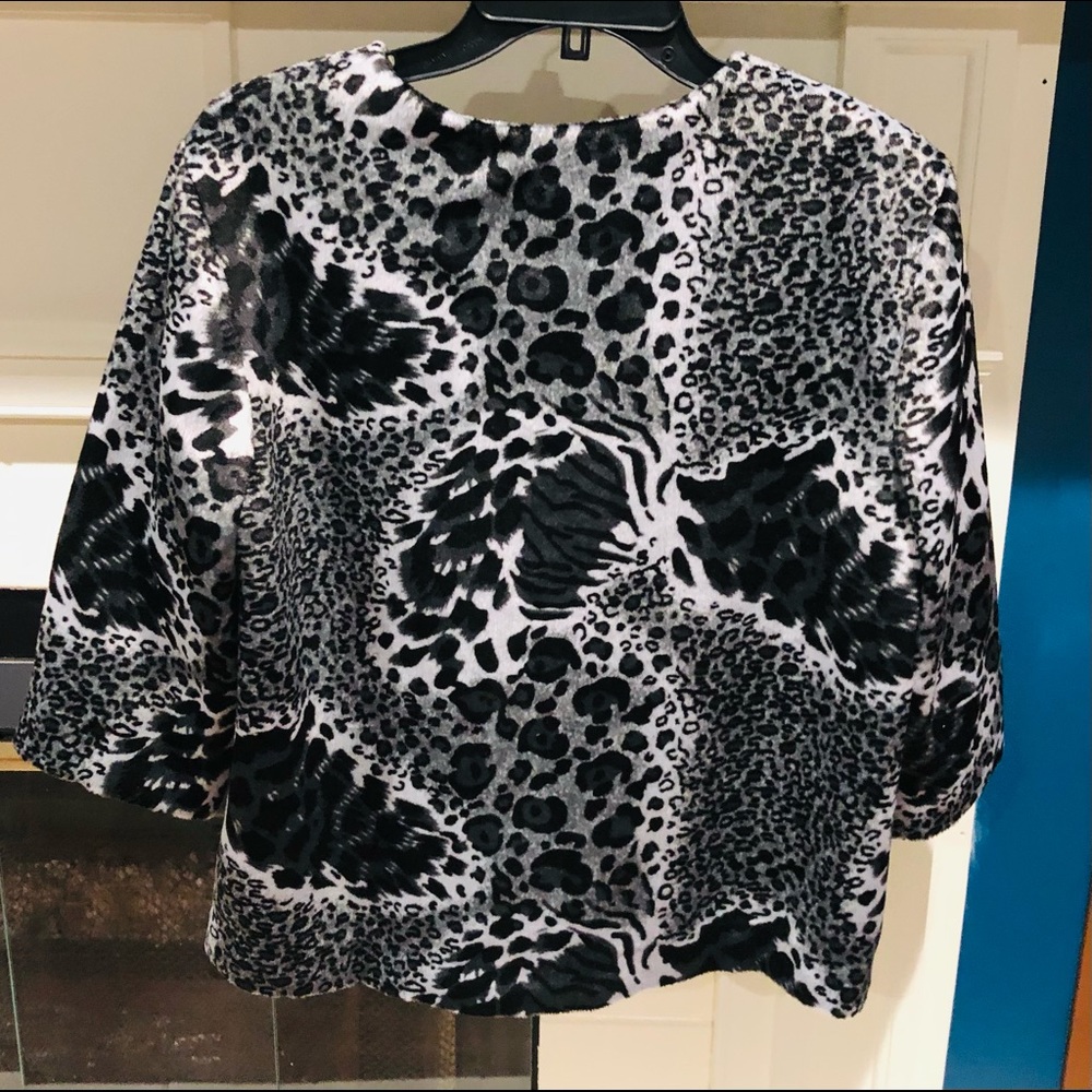 Ruby Rd Animal Print Jacket size 14 - Picture 3 of 4
